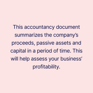 Accountancy chart